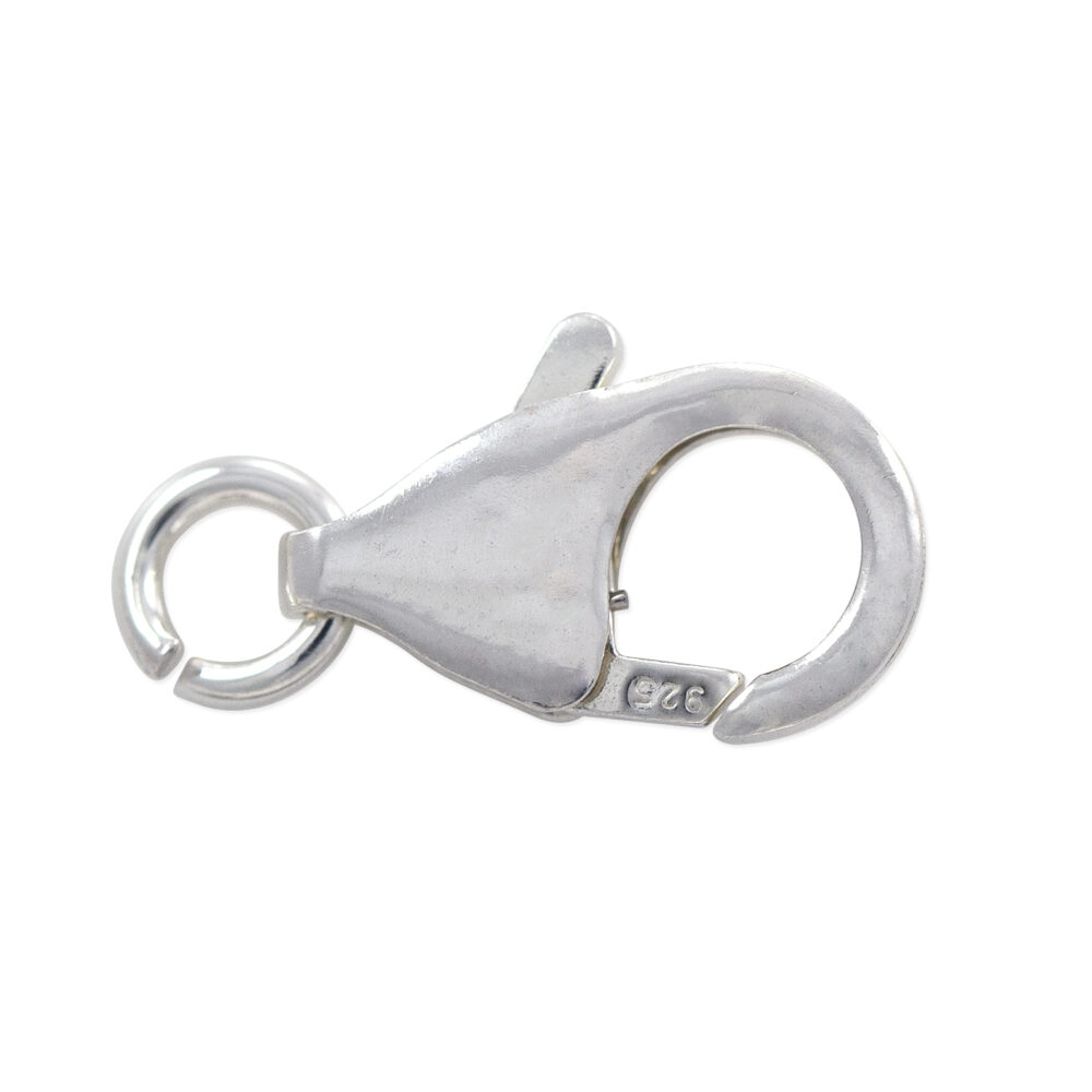 CHR SET 11 mm - Lobster clasp with jump ring, sterling silver 925 -  SILVEXCRAFT